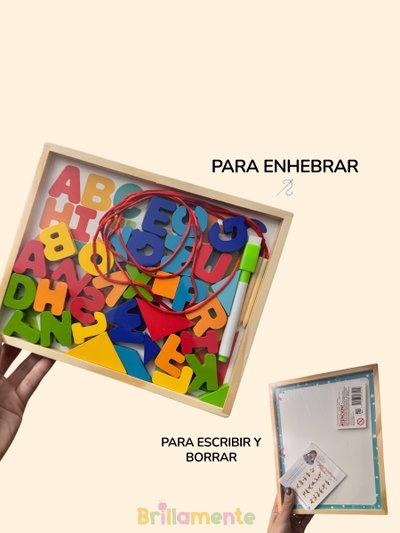 Letras para Enhebrar y Tangram