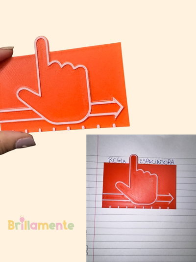 Regla Espaciadora para Escritura