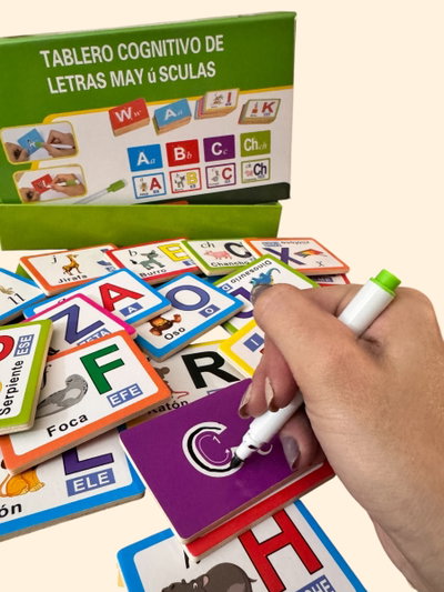 Tablero Cognitivo de Letras Mayúsculas