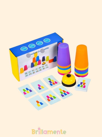Juego de Vasos Apilables con Desafíos