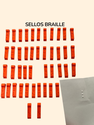 Set x44 Sellos en Braille