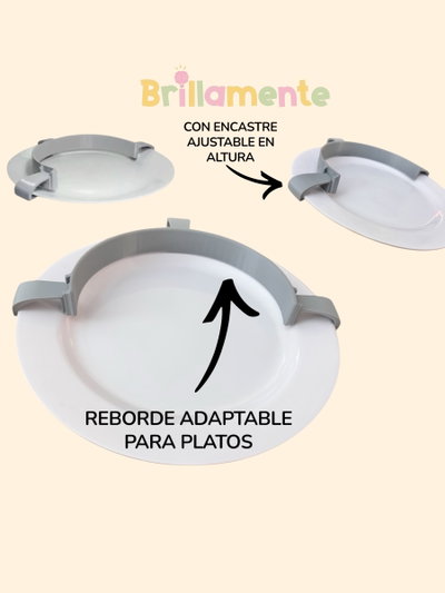 Reborde adaptable para platos