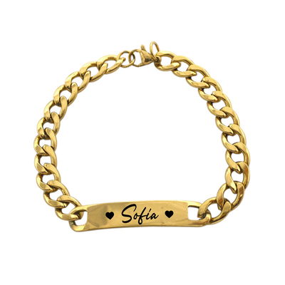 Pulsera Eslabón Dorada