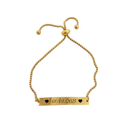 Pulsera ajustable Dorada