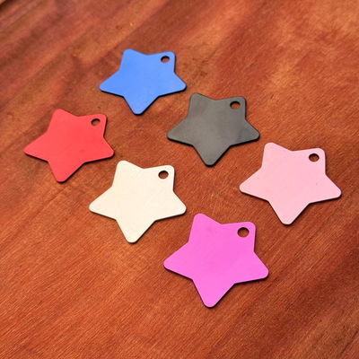 Plaquita Id Estrella Aluminio 