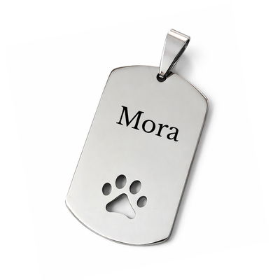 Plaquita ID Militar Acero