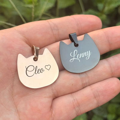 Plaquita ID Eleganza Gato