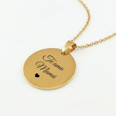 Dije Circular Dorado