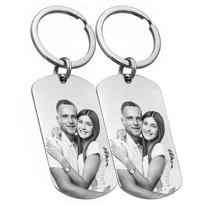 Dúo Llavero Fotograbado - Halo