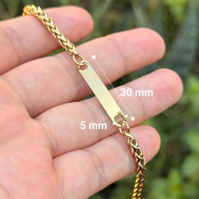 Pulsera Espiga Dorada