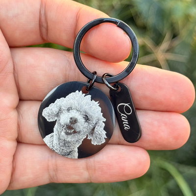 Llavero Fotograbado Mascota - Nova