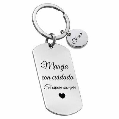 Llavero Personalizado - Halo + Dije Redondo