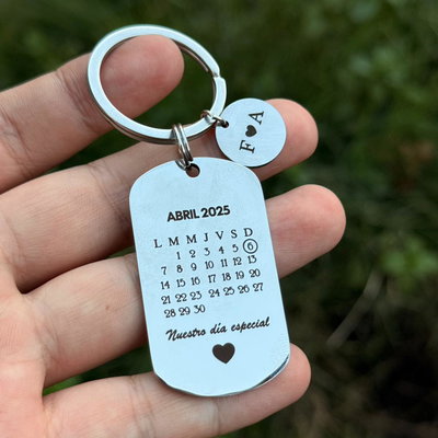 Llavero Personalizado - Halo + Dije Redondo