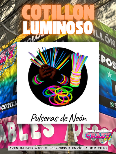 PULSERAS DE NEÓN x50