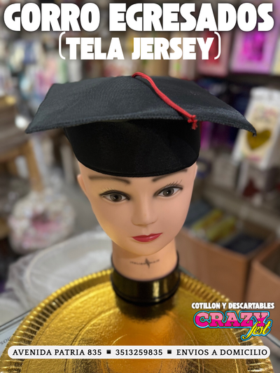 SOMBRERO EGRESADO (TELA JERSEY)