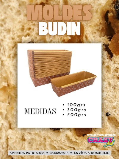 MOLDES BUDÍN (Papel)