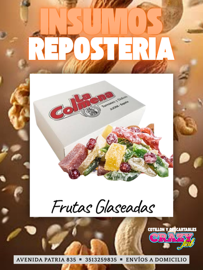 FRUTAS GLASEADAS x100grs