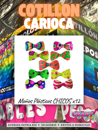 MOÑOS PLÁSTICOS CHICOS x12