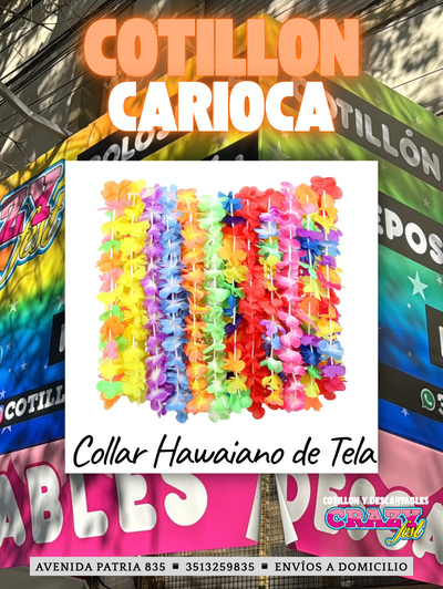 COLLARES HAWAIANOS DE TELA