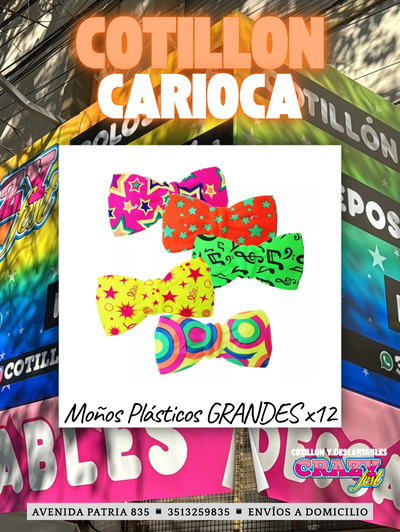 MOÑOS PLÁSTICOS GRANDES x12