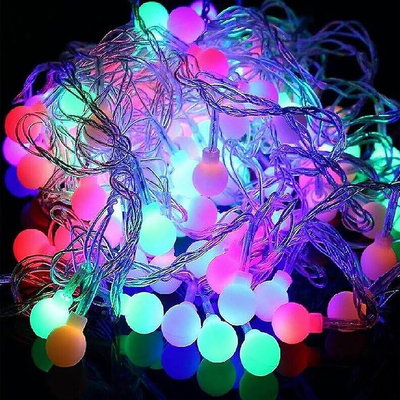 LUZ PELOTITAS LED (CON ENCHUFE) MULTICOLOR