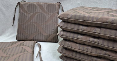 Almohadones de silla chocolate