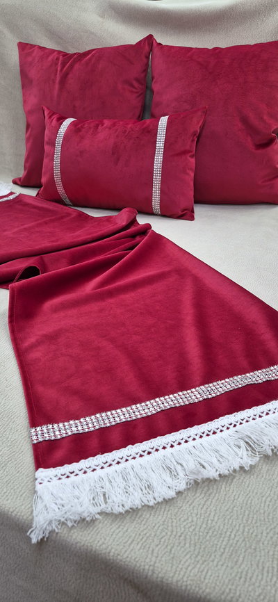 Camino de mesa navideño 