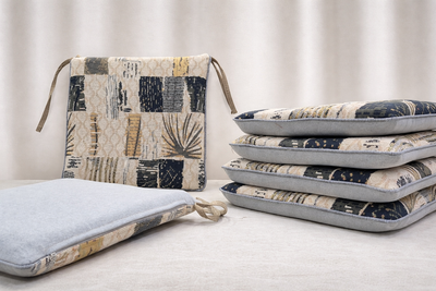 Almohadones de silla beige