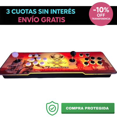 Consola retro arcade pandora vaqueros 9800 juegos de arcade, Sega, NES, mame y más