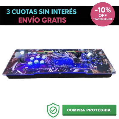 Consola retro arcade pandora diseño pelea 9800 juegos de arcade, Sega, NES, mame y más