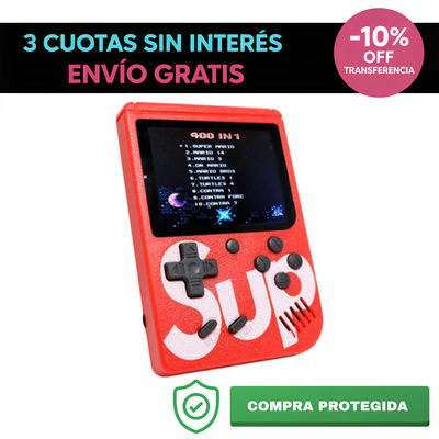 Consola portátil SUP 400 juegos retro clásicos de family (NES)