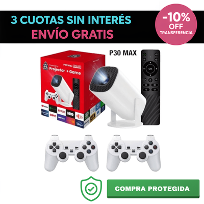 Proyector con Android + Juegos retro - Jugá como en el cine!