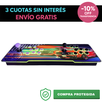 Consola retro arcade pandora diseño autos[AGOTADO]