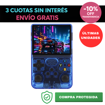 Consola portátil R36S 15.000 juegos 64 GB, Sega, SNES, N64, PSP, PS1 y más