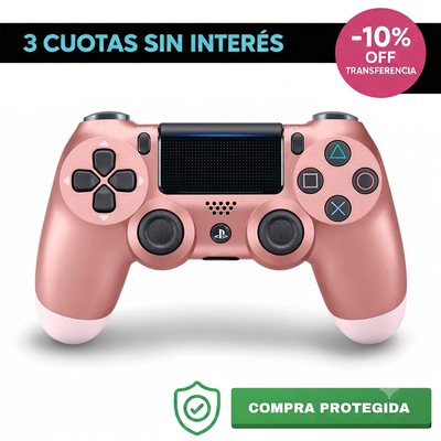 Joystick generico compatible con PS4, PC y Celular - Rosa Gold