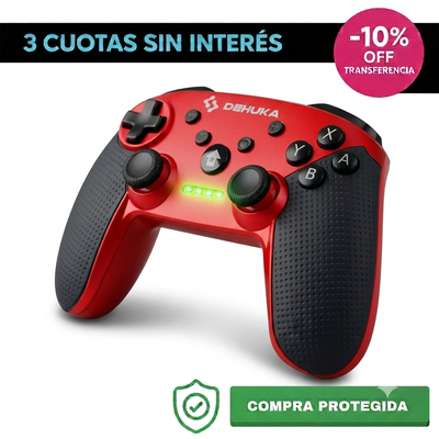 Joystick Inalámbrico Multiplataforma – Compatible con Nintendo Switch, PC, Android, iOS