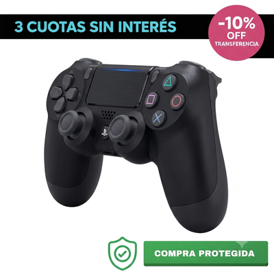 Joystick genérico compatible con PS4 inalámbrico Negro