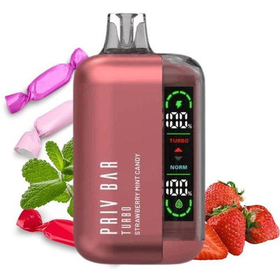 SMOK 15K PRIVBAR TU / Strawberry Mint Candy