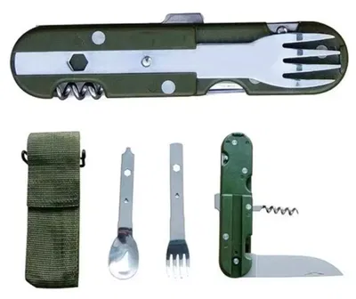 Set Cubiertos Camping