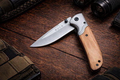 Navaja BUCK madera