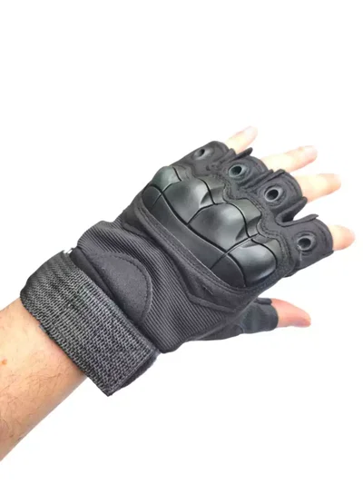 Guantes dedo corto con proteccion goma