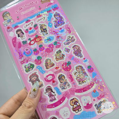 Stickers Kawaii Girl