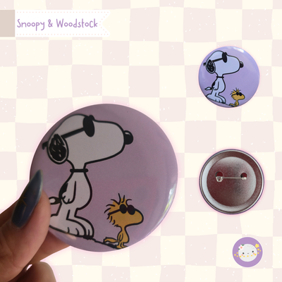 Pin Snoopy & Woodstock