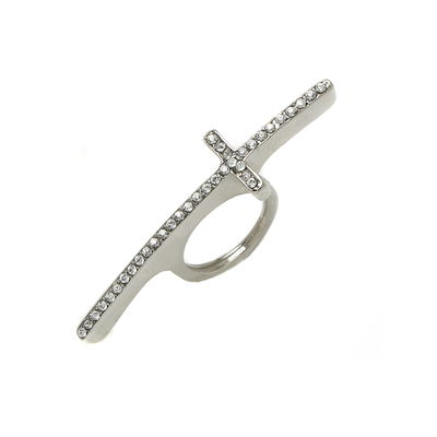Anillo Cruz Strass