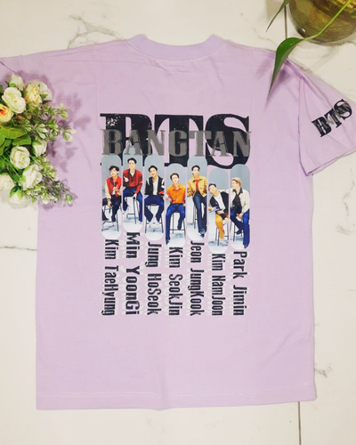 Remera "BTS nombres"