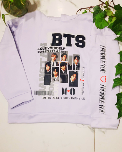 Buzo "BTS I purple you" (over)