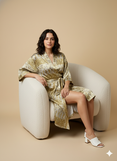 Bata estampada versalles