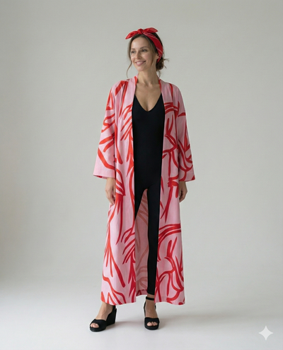 Quimono "coqueta" largo