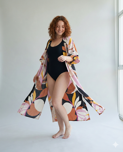 Quimono "encantadora" largo