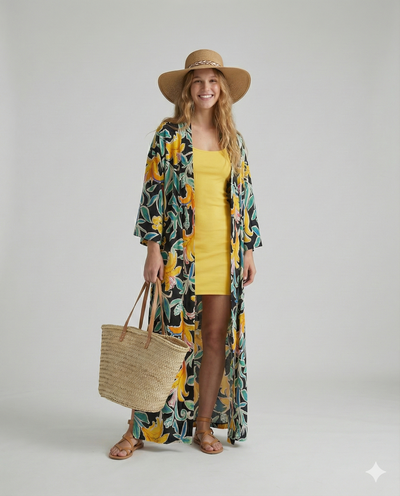 Quimono "alegra" largo